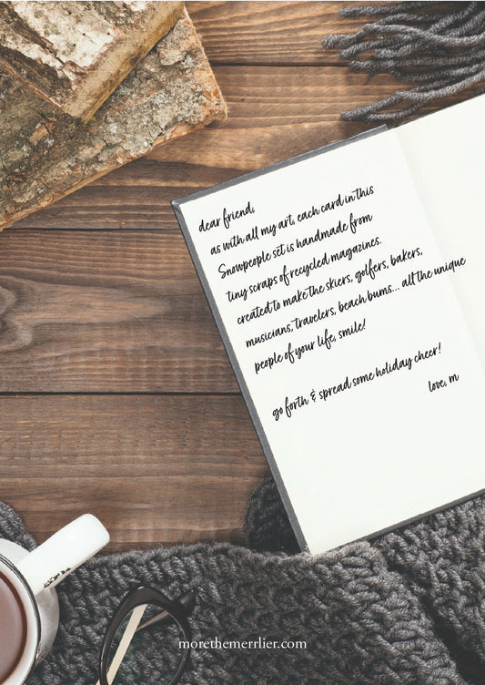 twelve days of snow people set