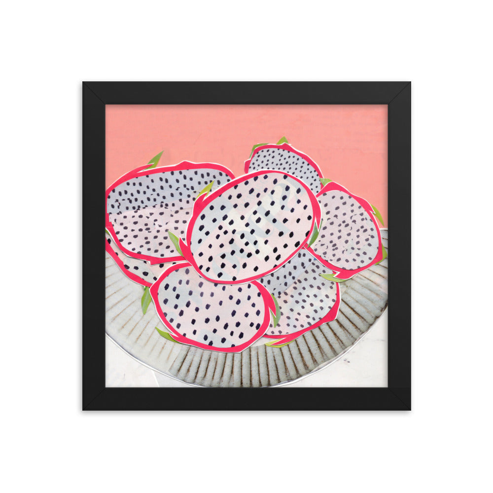 dragonfruit framed print