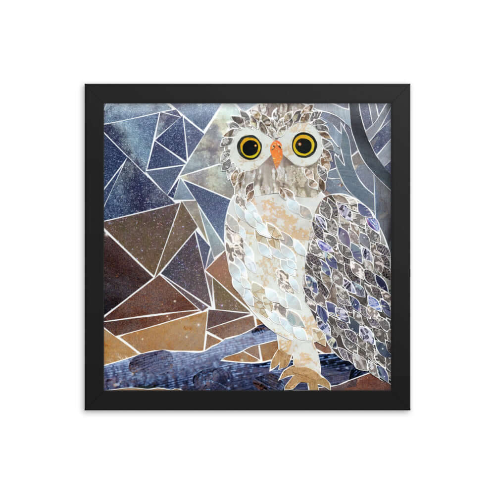 owl framed print