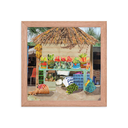 fruteria framed print