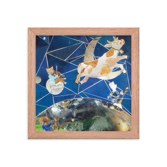 hey diddle diddle framed print