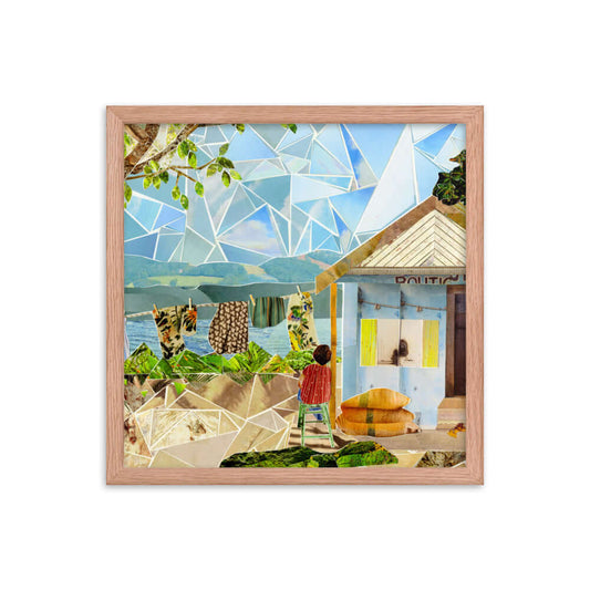 mirebalais framed print