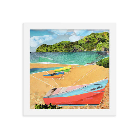 el valle framed print