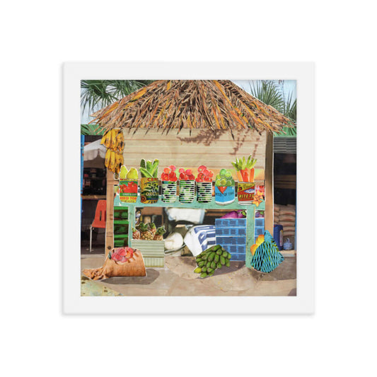 fruteria framed print