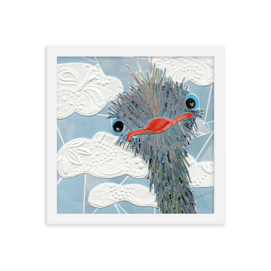 peekaboo framed print