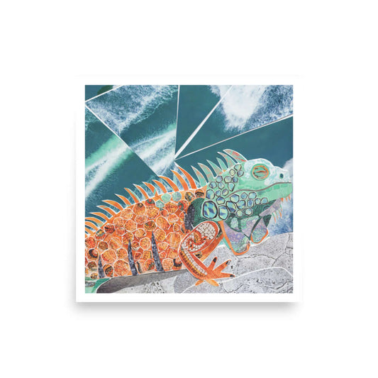iguana print