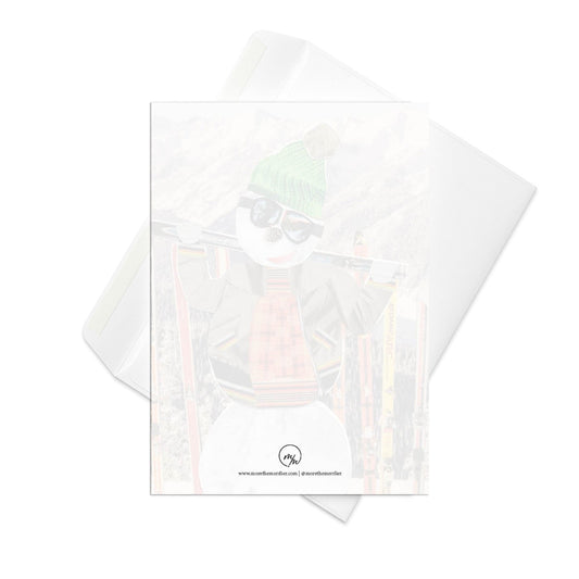 snowbunny greeting card