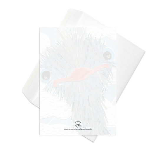 peekaboo greeting card