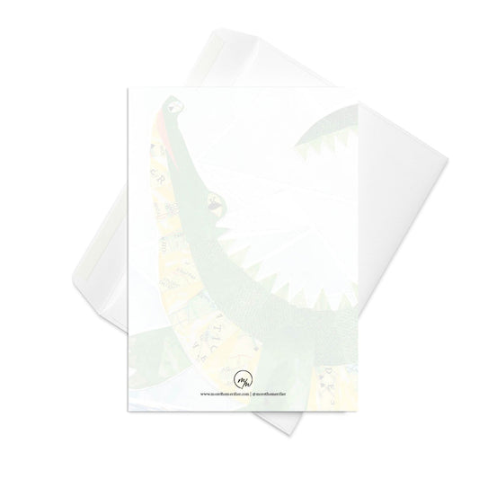 alligator greeting card