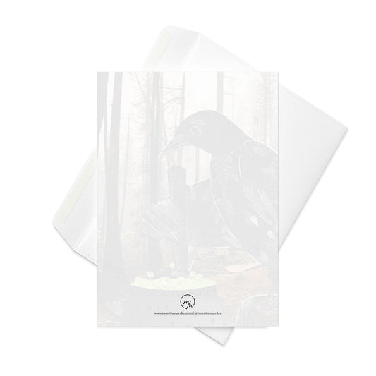 caw-dron greeting card