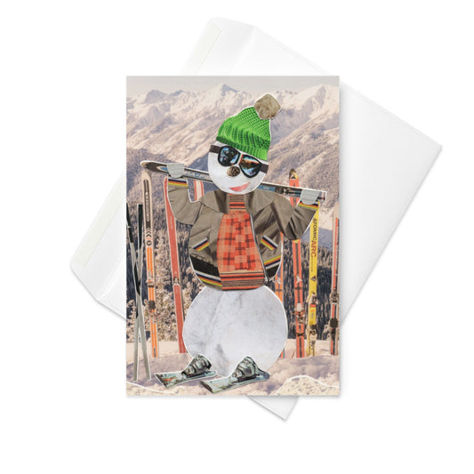 snowbunny greeting card