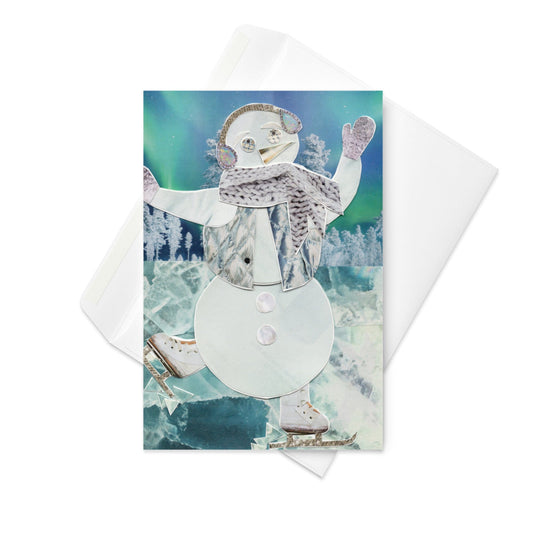 skatergirl greeting card