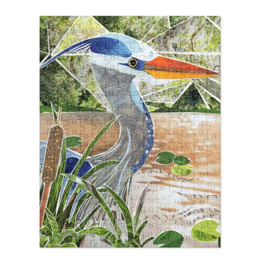 blue heron puzzle
