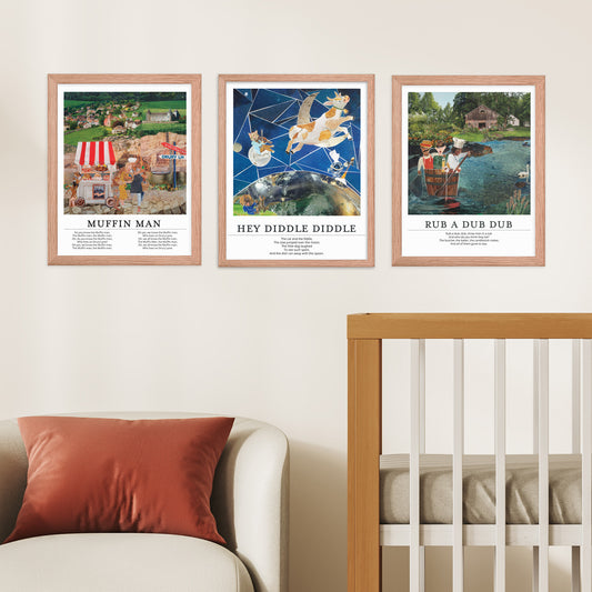 the muffin man framed poster