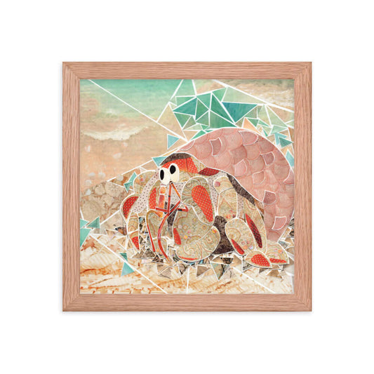 craig the crab framed print