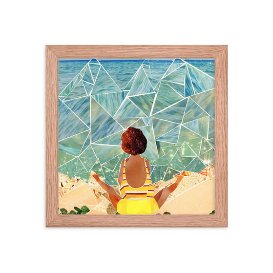 beach bliss framed print