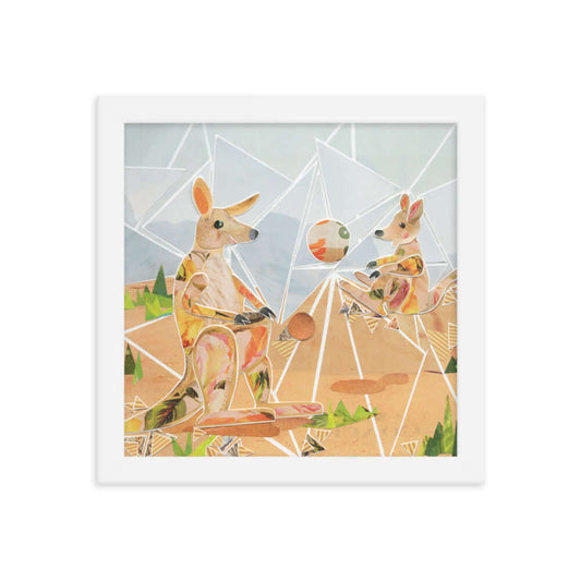 roo skadoo framed print