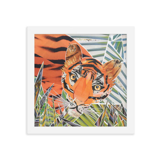 tiger framed print