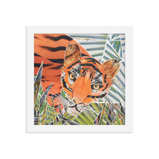 tiger framed print