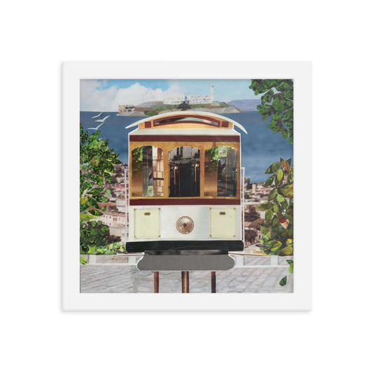 cable car framed print