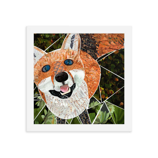 fox framed print