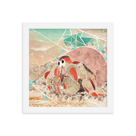 craig the crab framed print
