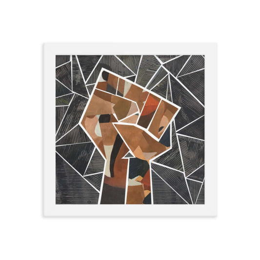 black lives matter framed print