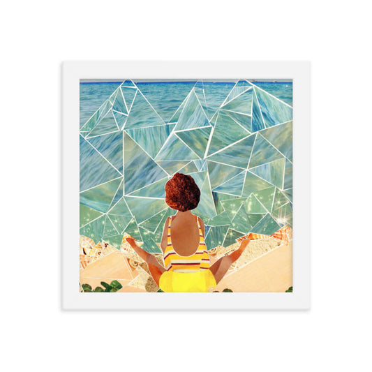 beach bliss framed print