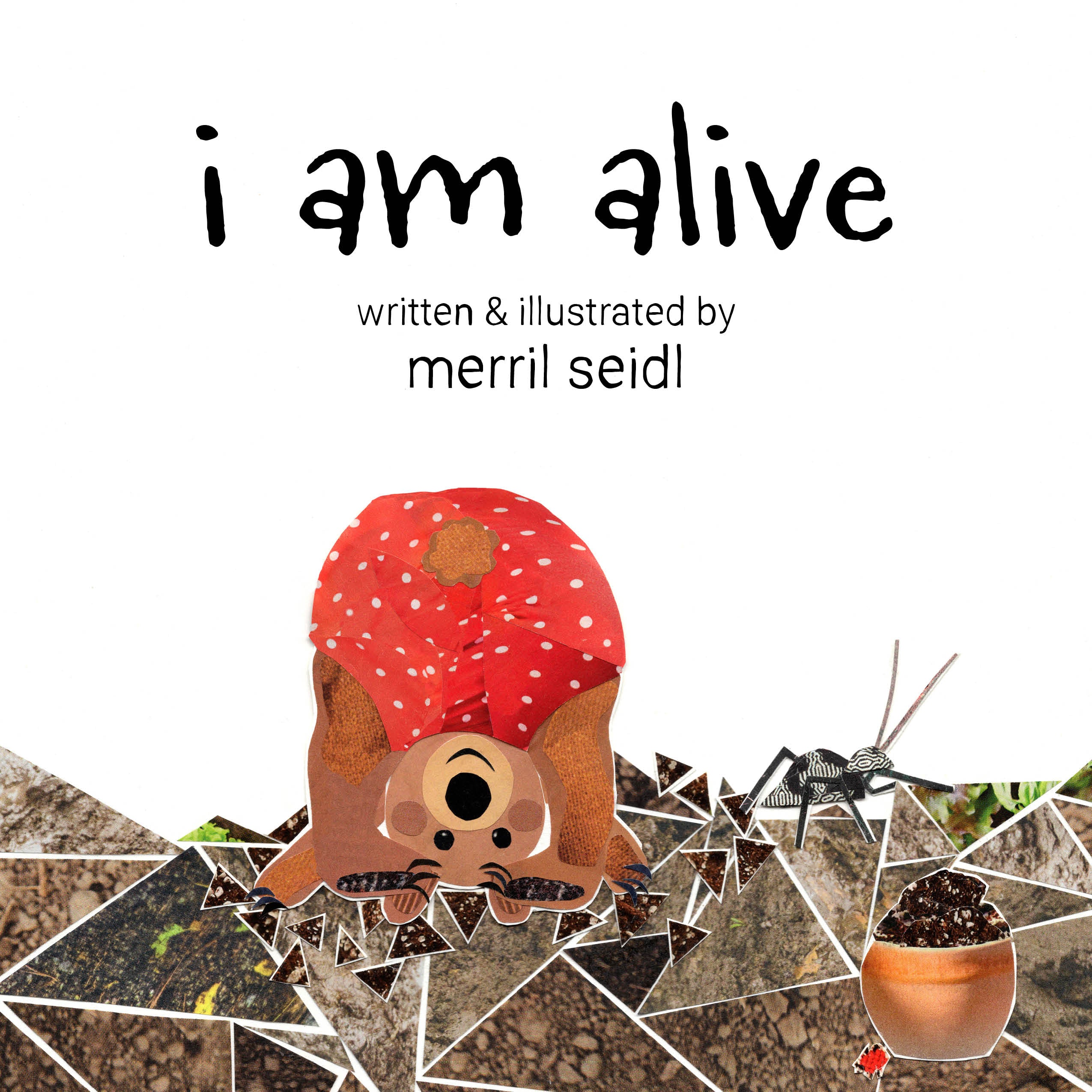 i am alive collage art children's book