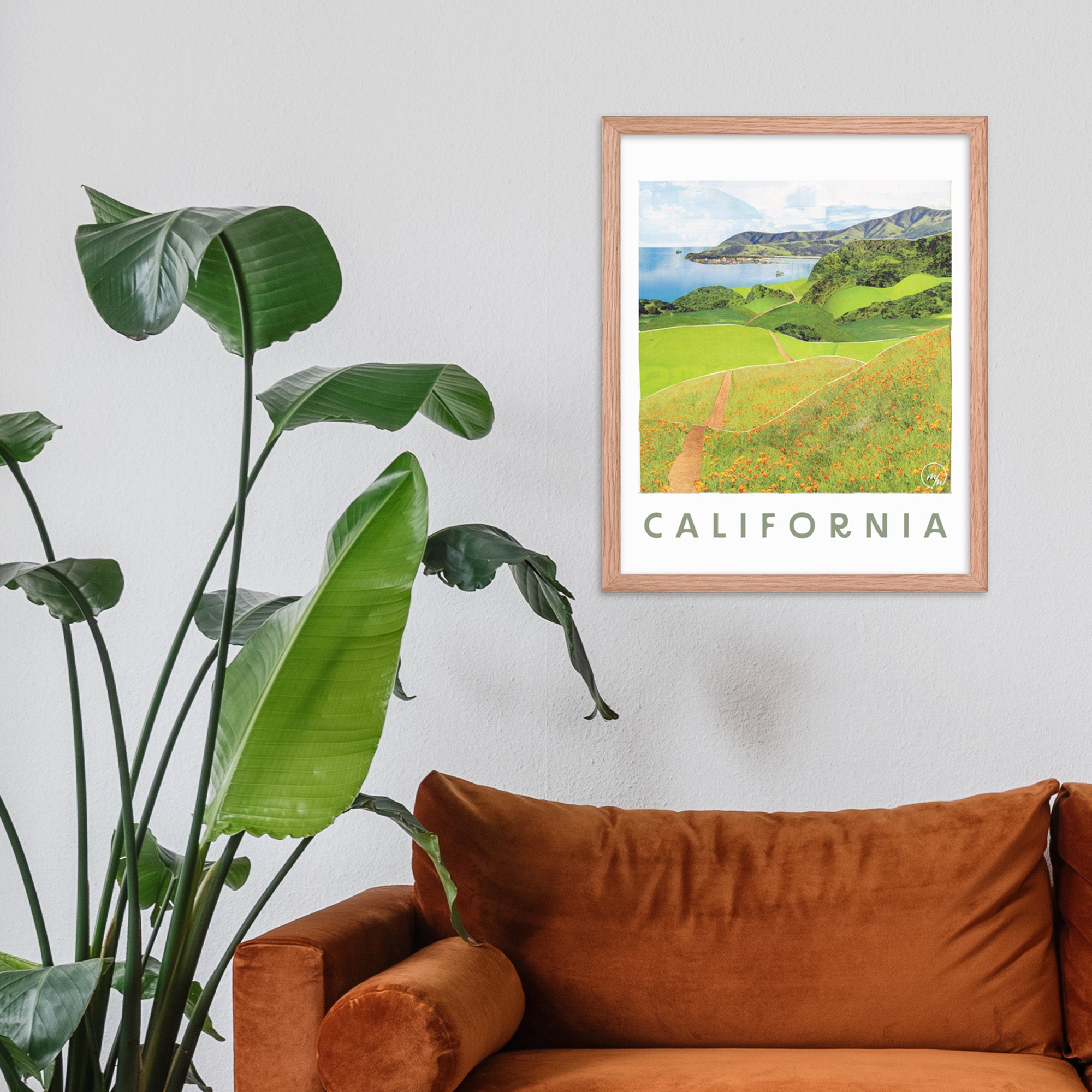 california coast poster