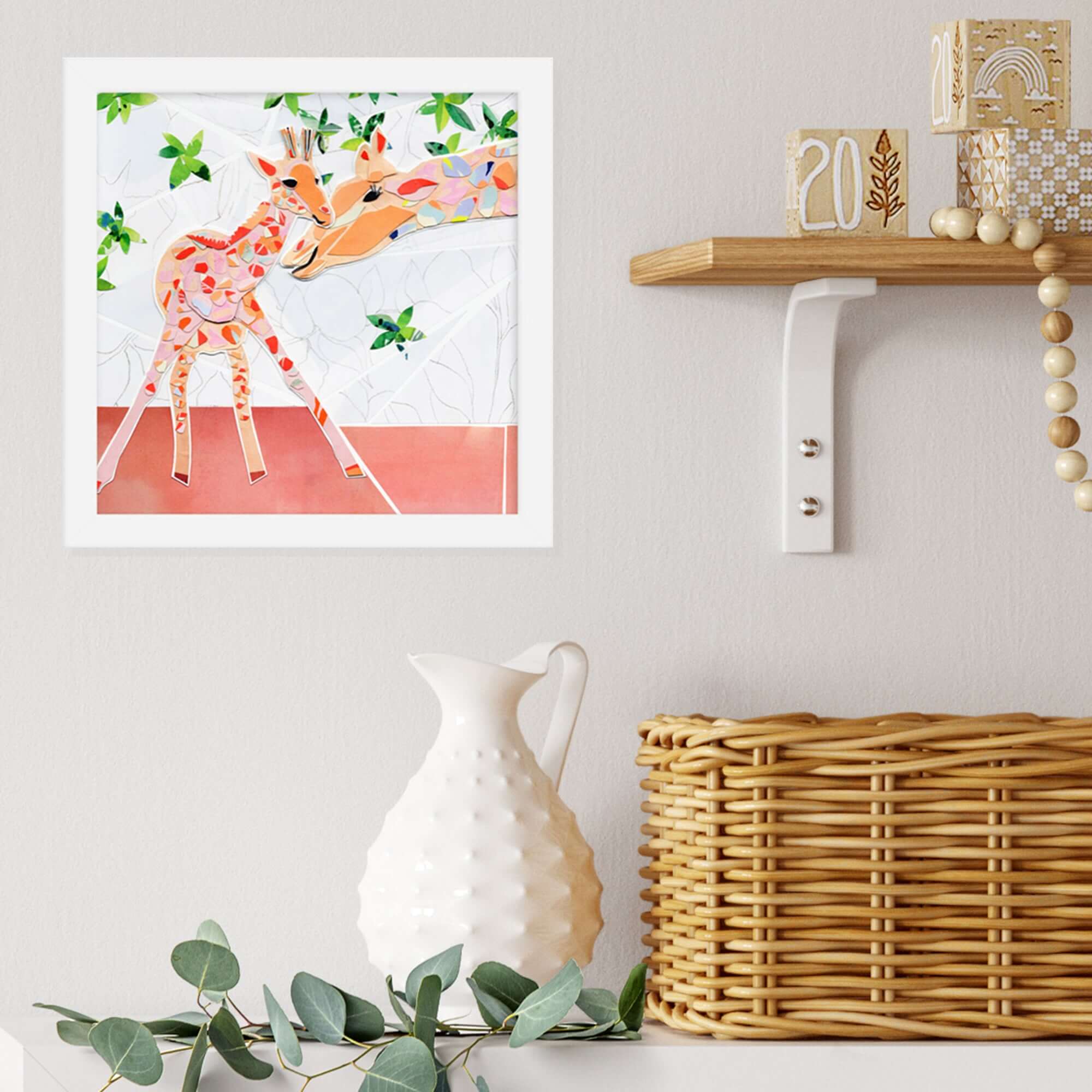 li'l bub print in a room setting