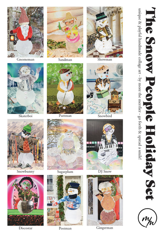 twelve days of snow people set