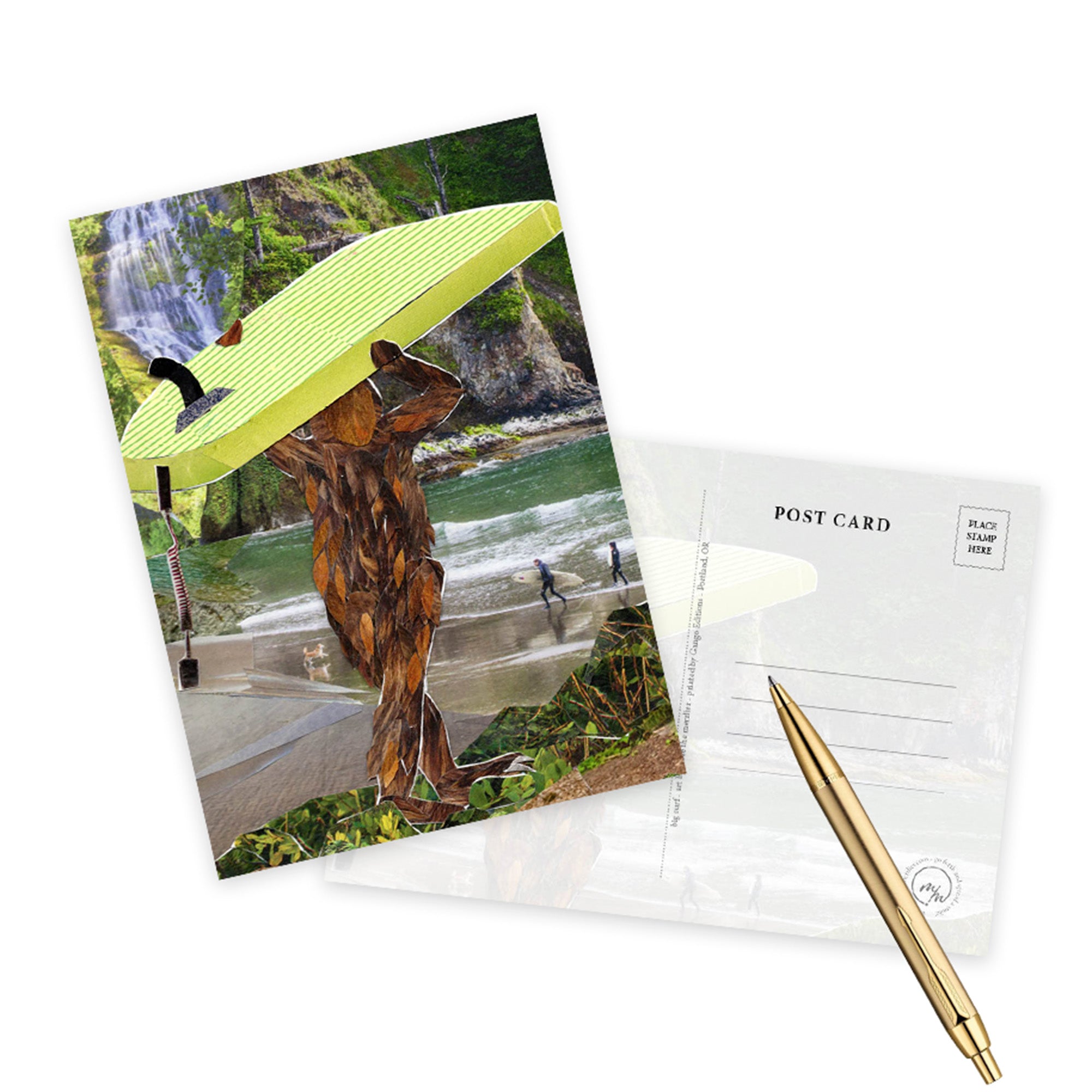 big surf greeting card