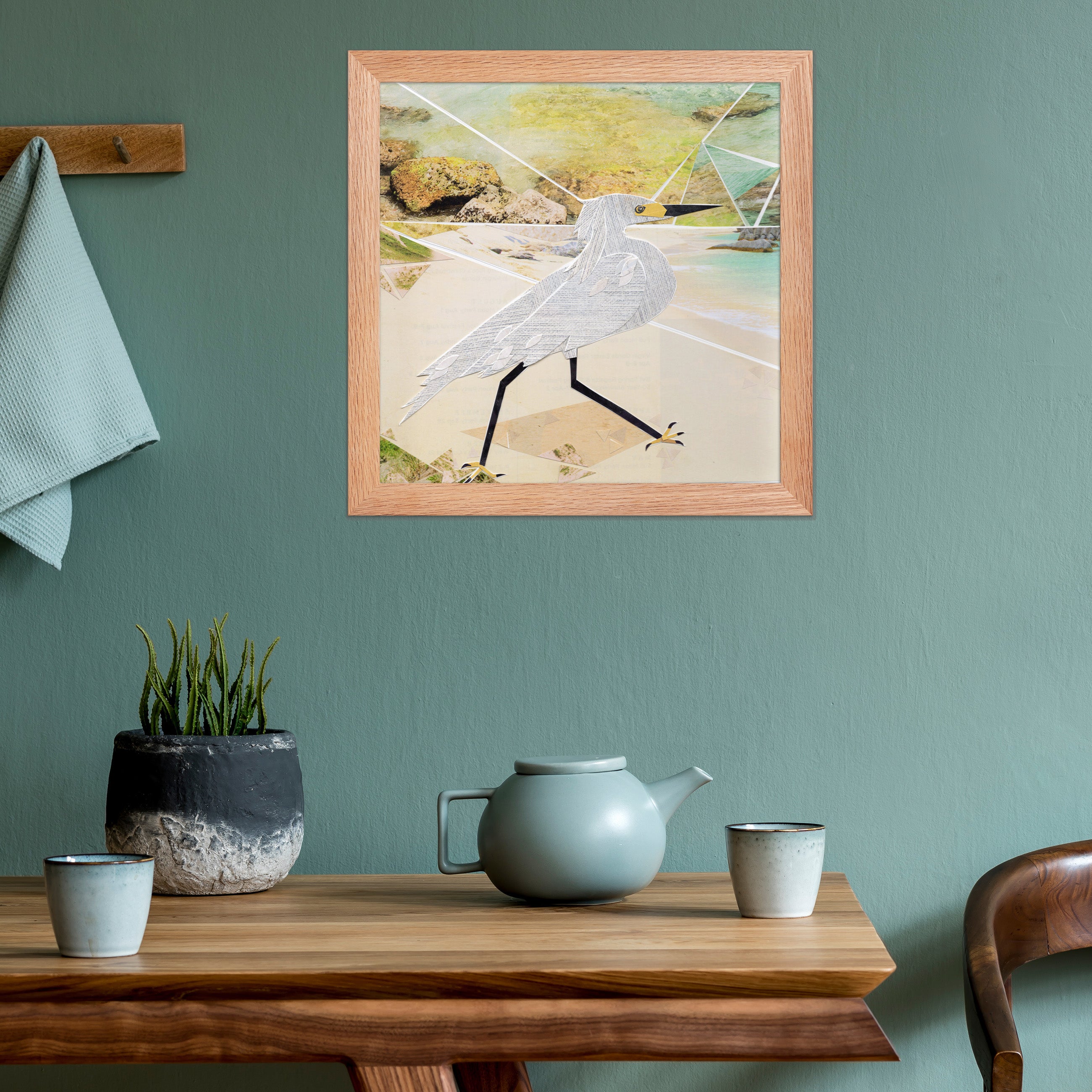bird is the word framed print