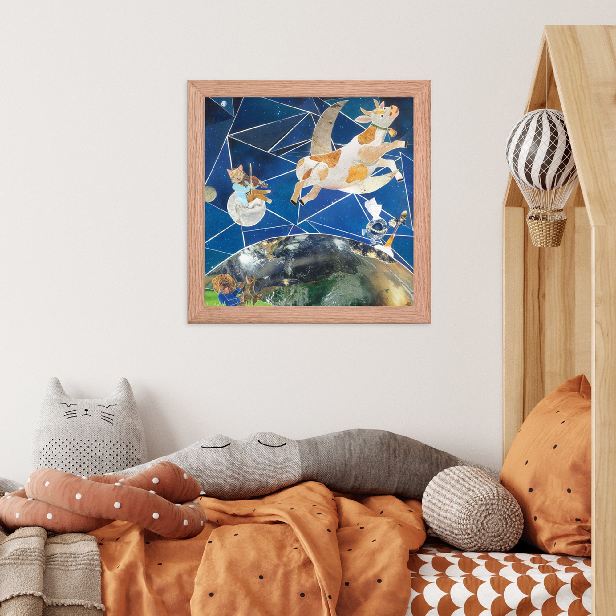 hey diddle diddle framed print