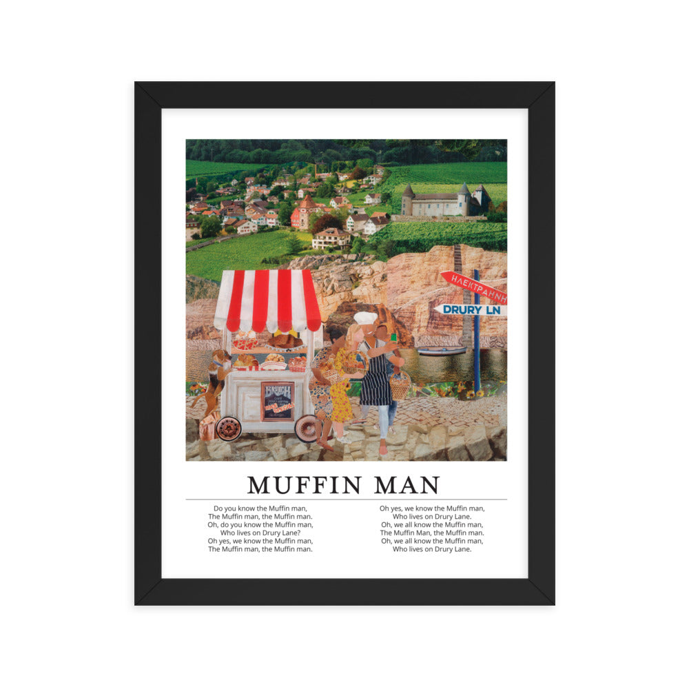 the muffin man poster print