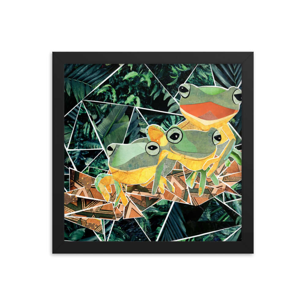 froggies framed print