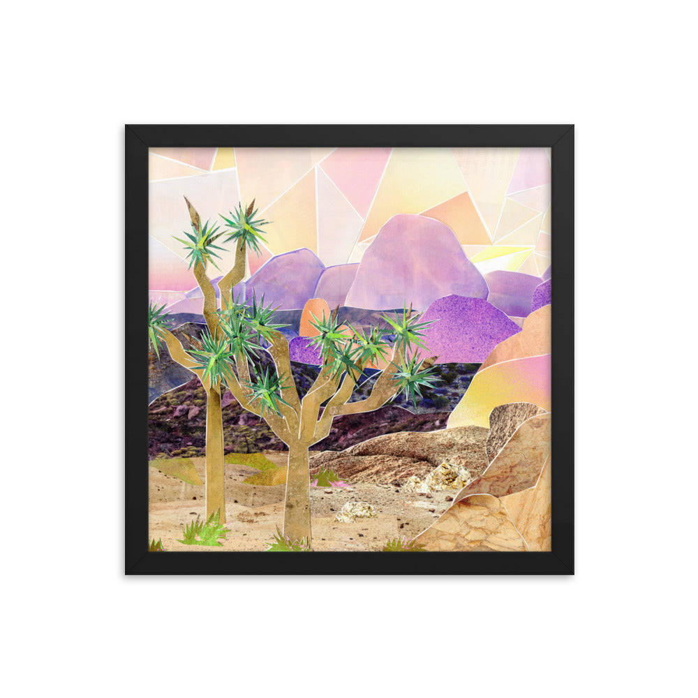 joshua tree framed print