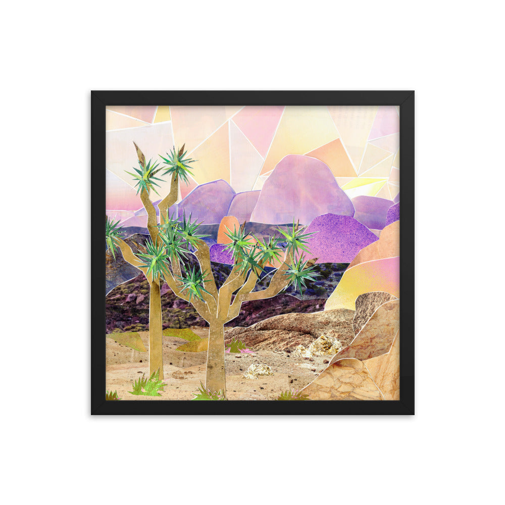 joshua tree framed print