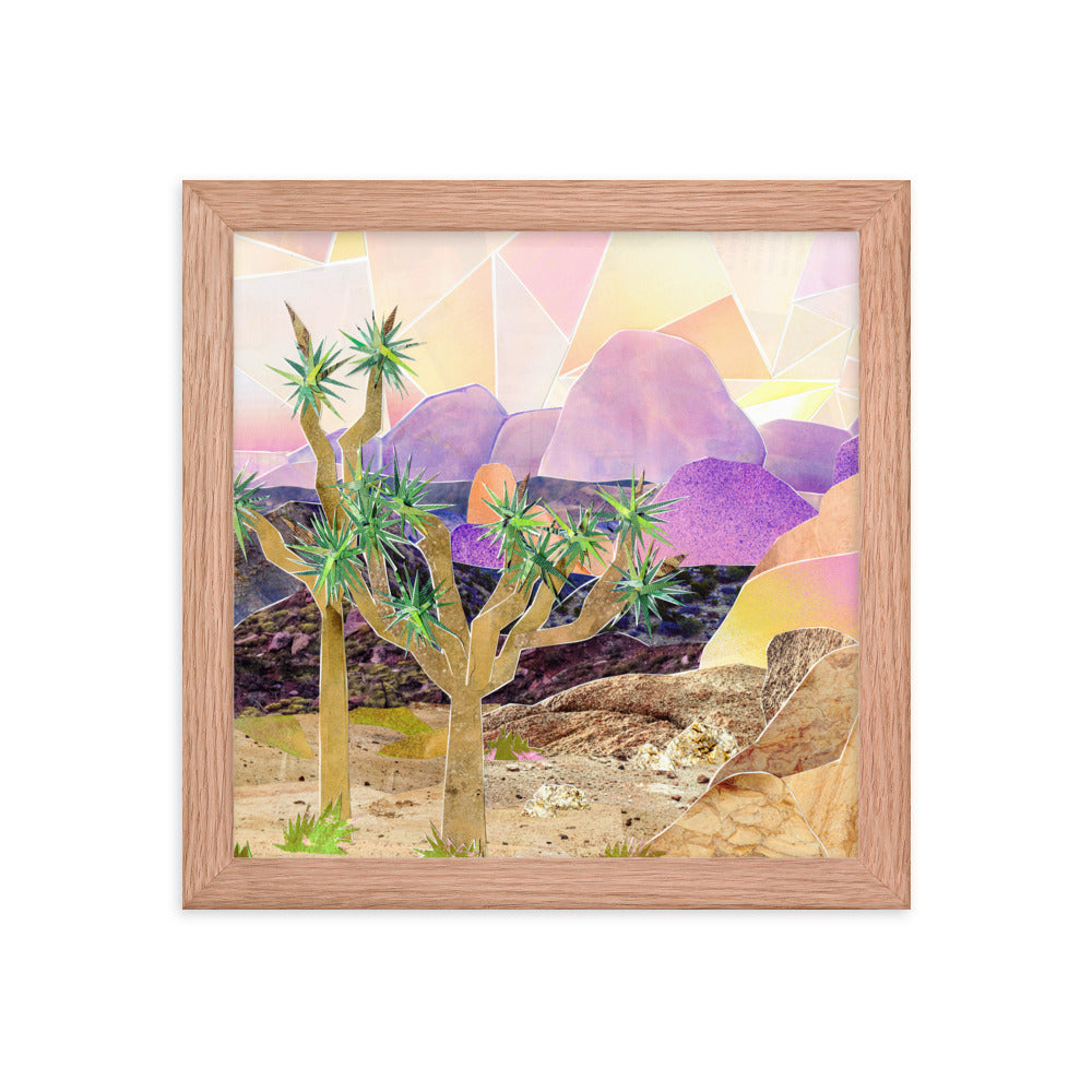 joshua tree framed print