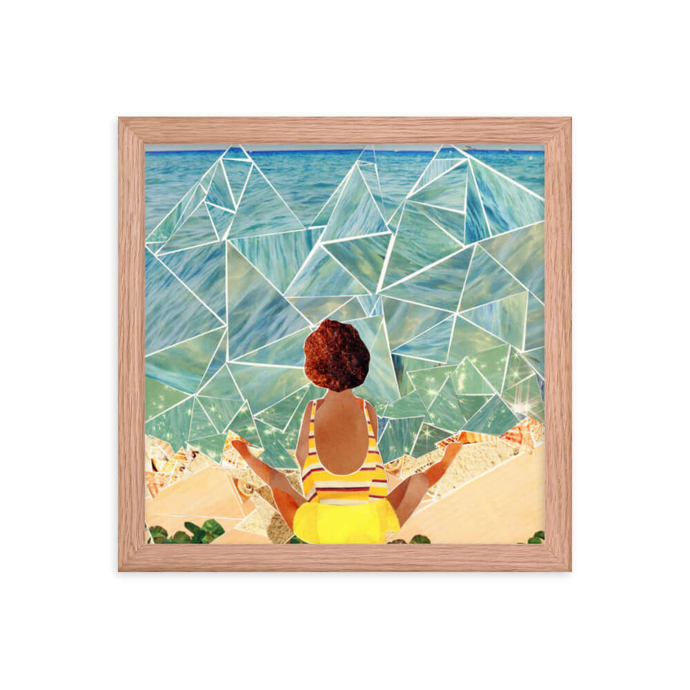 beach bliss framed print