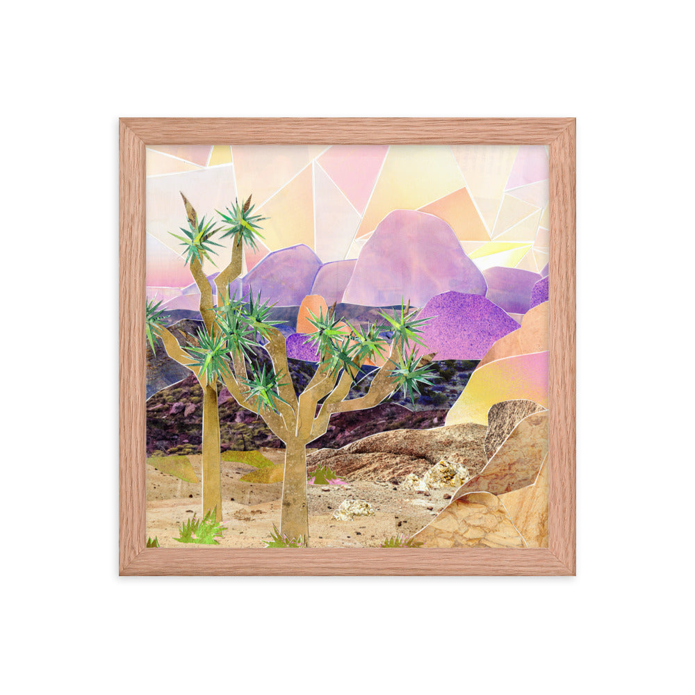 joshua tree framed print