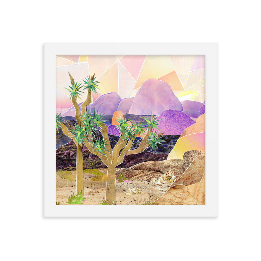 joshua tree framed print