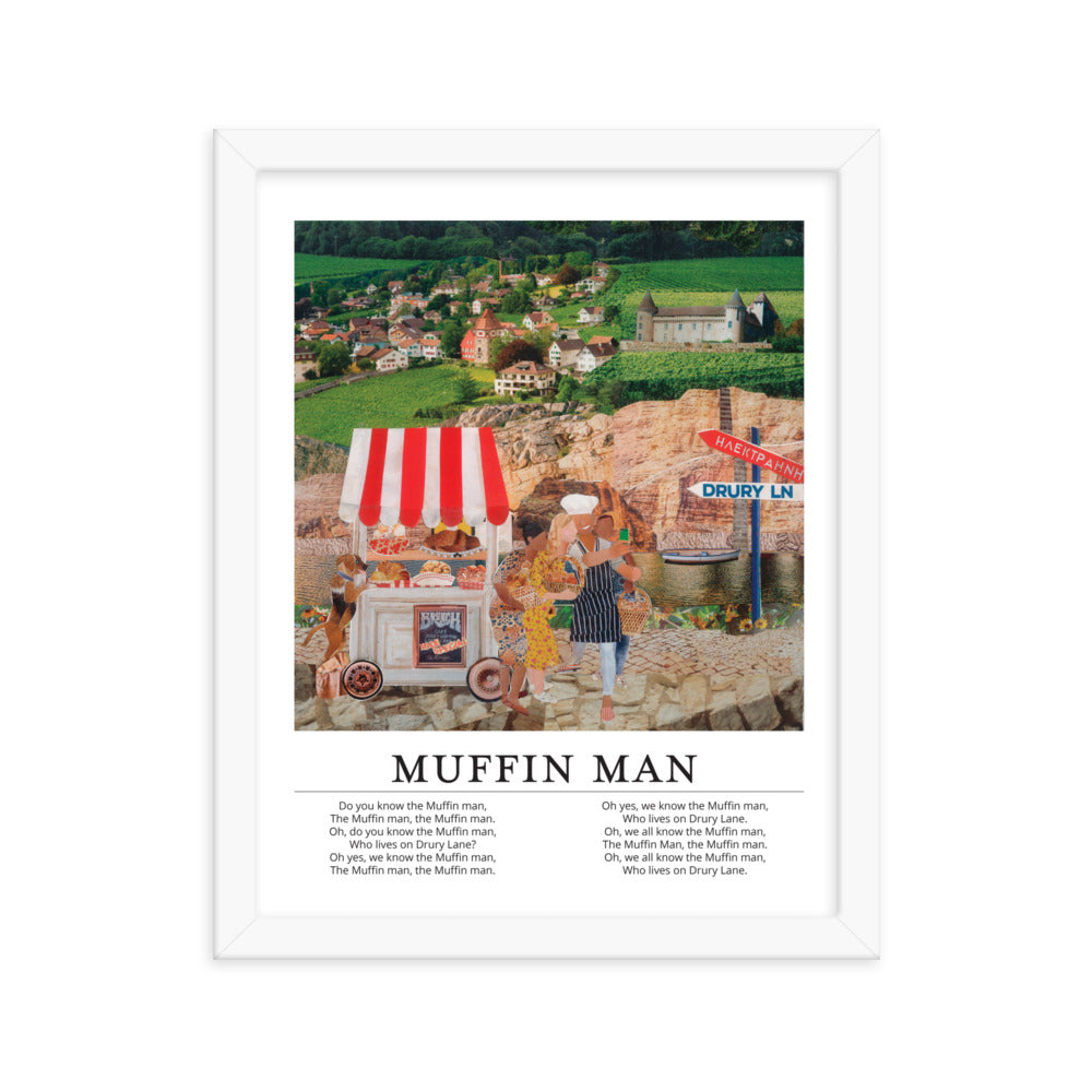 the muffin man poster print