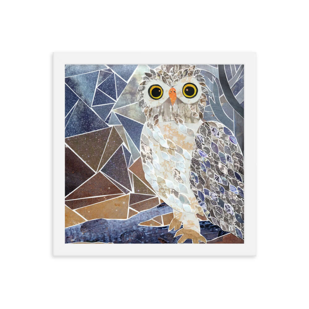 owl framed print