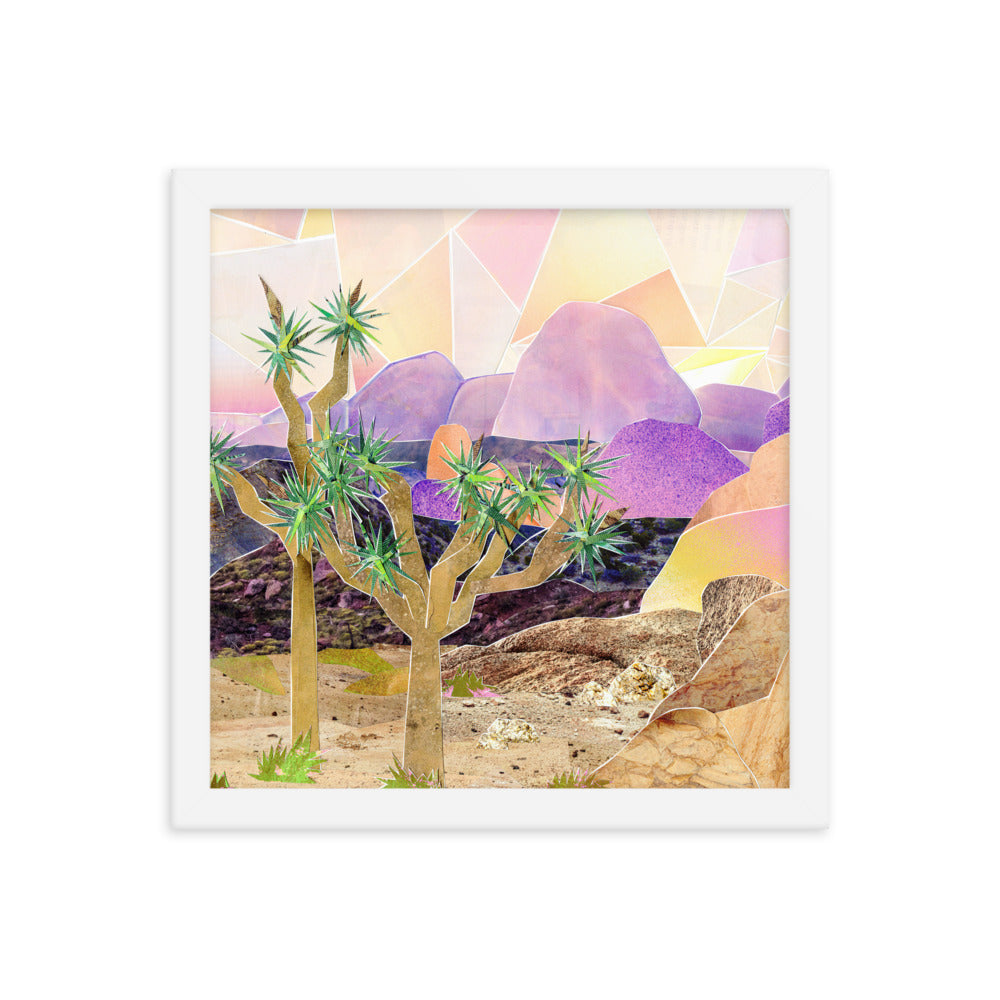 joshua tree framed print