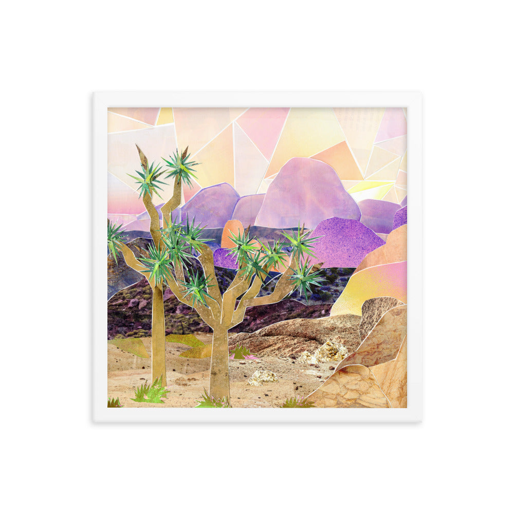 joshua tree framed print