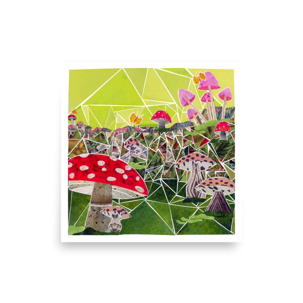 mushrooms print