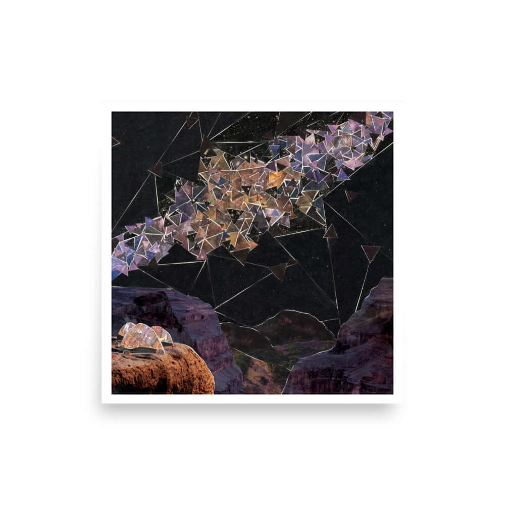 gravity print, unframed