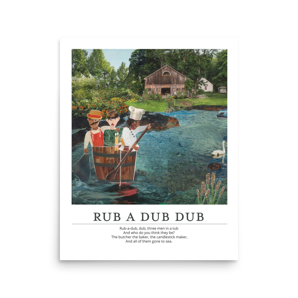 rub a dub dub poster